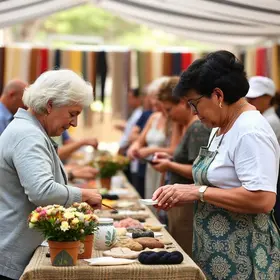 feira de artesanato